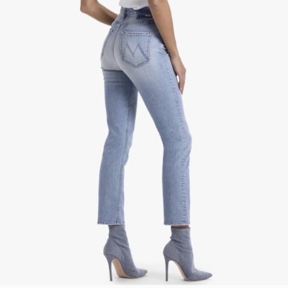 Mother Superior Button Fly Dazzler Ankle Jean  I Confess Heart Back Pocket Sz 26 - Picture 3 of 13